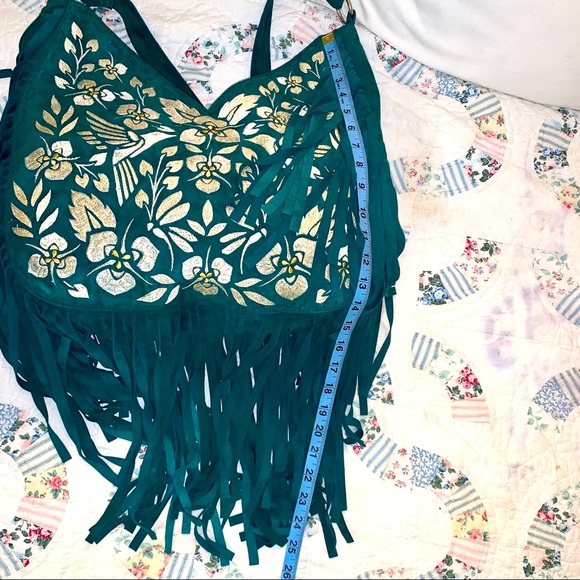 NEW HUGE EMBROIDERED FRINGED BOHO BAG FROM AUSTRALIA - ONE OF A KIND!!! - Picture 10 of 14